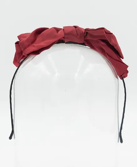 DDANIELA Headband Monalisa For Women's and  Girls  - Burgundy