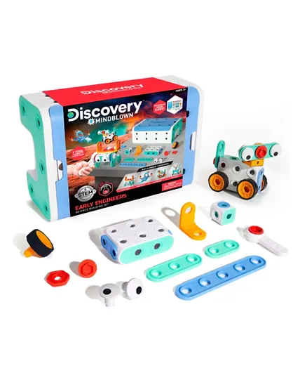 ديسكفري مايندبلون مجموعة بناء لعبة المهندسين الصغار - 88 قطعة