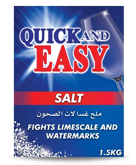 Quick and Easy Dishwasher Salt - 1.5kg