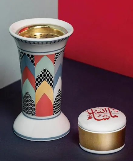 Sabr Layalee Incense Burner and Trinket Gift Set