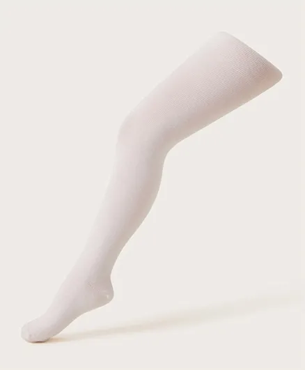 Monsoon Children Frosted Tights - White