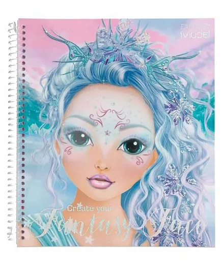 Top Model Create Your Fantasy Face Colouring Book - 40 Pages