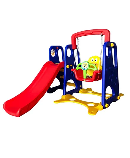 Little Angel Kids Toys Slide and Swing - Red