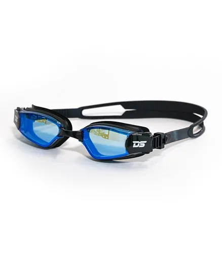 نظارة السباحة دوسون سبورتز الأدائية - أزرق/أسود