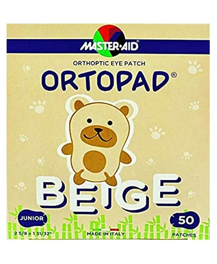Ortopad Orthopedic Beige Junior Eye Patches - 50 Pieces
