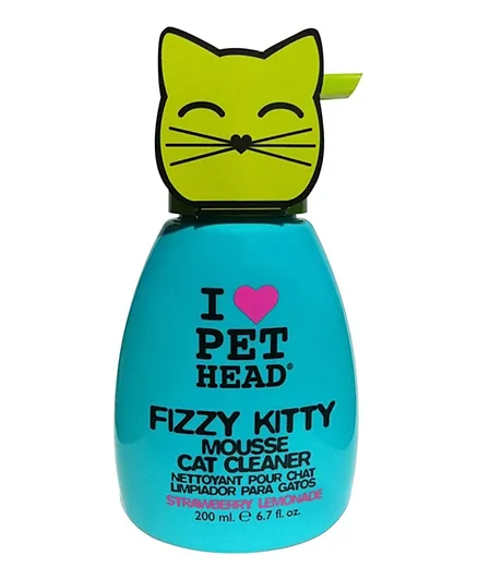 Pet Head TPHC6 Fizzy Kitty Mousse Strawberry Lemonade - 190mL