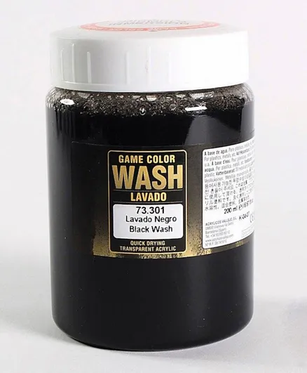 Vallejo Game Color Wash 73.301 Black - 200mL