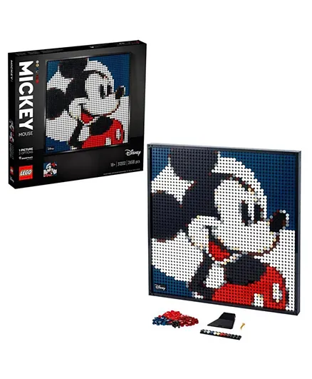 LEGO Art Disney’s Mickey Mouse 31202 Building Kit - 2658 Pieces