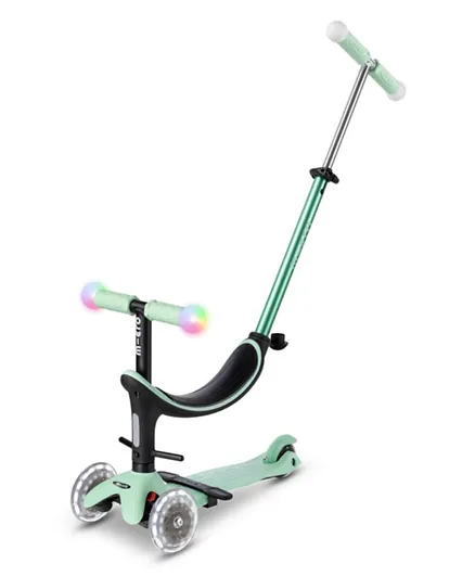 Micro Mini2Grow Deluxe Magic LED  Kids Scooter - Mint