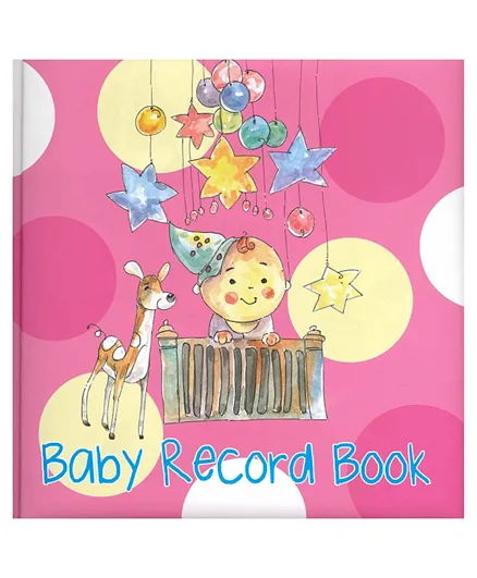 Future Books Baby Record Book - Pink
