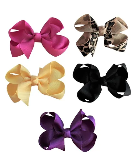 Viva La Bow Fall Bow Clips - Pack of 5