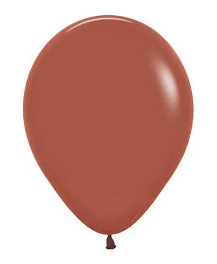 Sempertex Round Latex Balloons Terracotta - Pack of 50