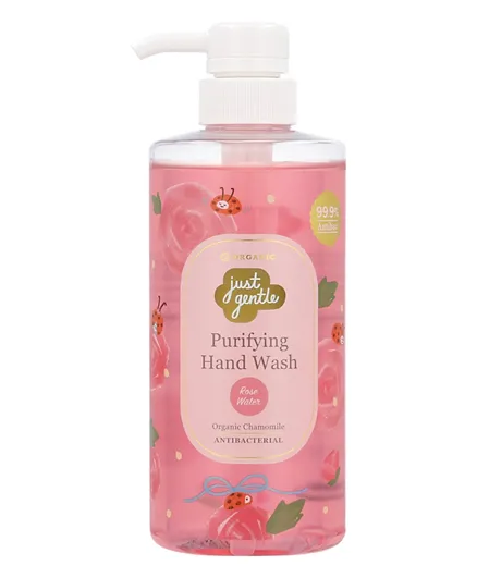 Just Gentle Purifying Hand Wash Rose Water - 500ml