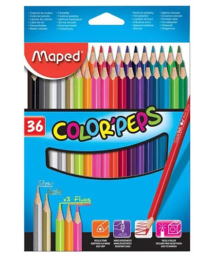 Maped Color Peps Pencils Multicolor - Pack of 36