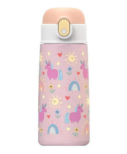 Waicee Kids Water Bottle Pink Unicorn  - 480mL
