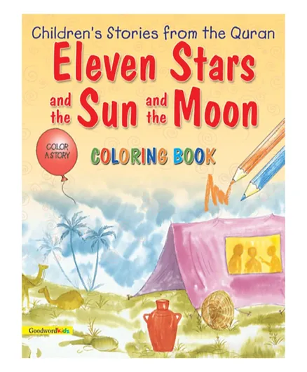 Eleven Stars And The Sun Colouring Book - English