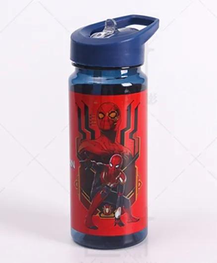 Marvel Spiderman Spider Hero Plastic Water Bottle - 500mL
