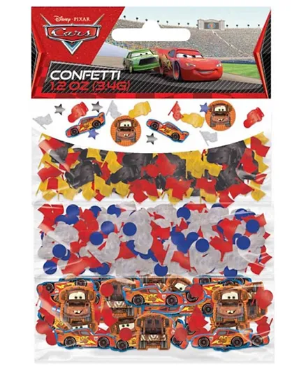 Amscan Cars 3 Pack Value Confetti - 40 Grams