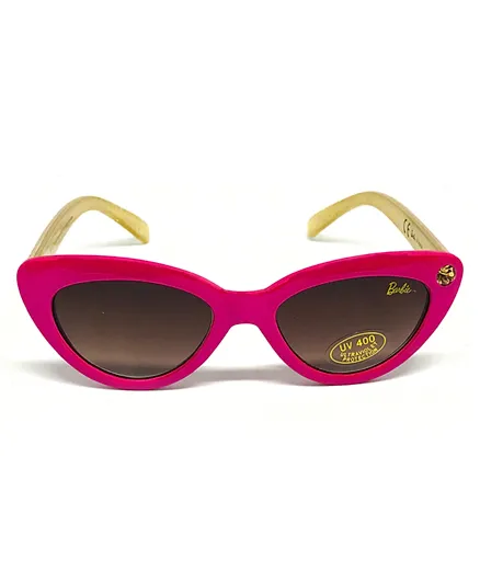 Barbie Stylish Cat Eyes Sunglasses For Girls - Pink & Black