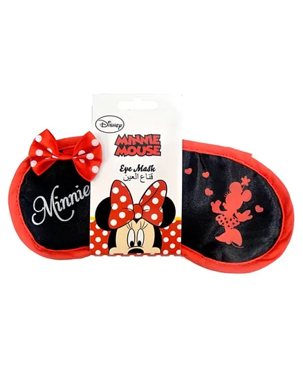 Poplar Linens Minnie Mouse Eye Mask - Red