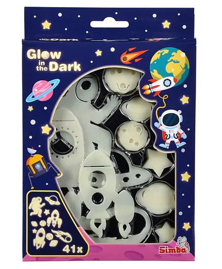 Simba Glow In Dark Space Sticker Set