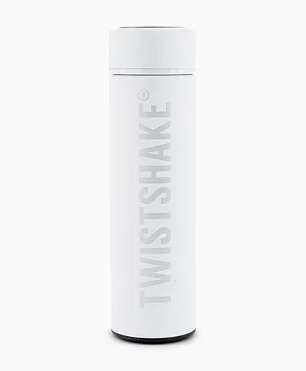 Twistshake Hot or Cold Bottle Pastel White -420ml