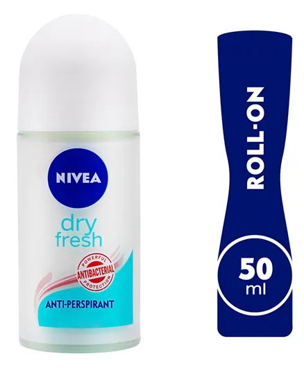 Nivea Dry Fresh Antiperspirant Antibacterial Protection Roll On - 50mL