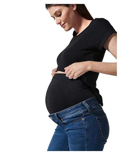 مامبس آند بامبس بلانكي جينز سكيني لدعم بطن الحمل - مغسول بالأوسط