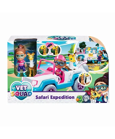 Vet Squad Yara & 4x4 Safari Expedition Set - Multicolour