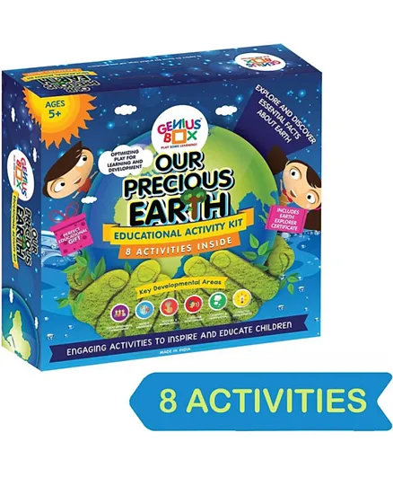 Genius Box Precious Earth DIY Educational Activity Kit - Multicolor