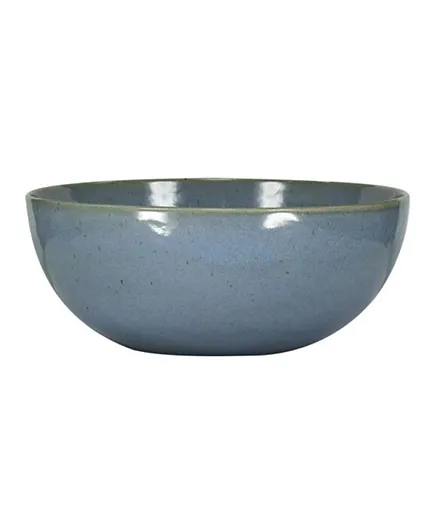 Hema Bowl Porto Reactive Glaze Blue - 26cm