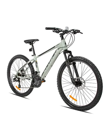 سبارتان - دراجة جبلية صلبة من العيار المتقشف باللون الرمادي - 26 بوصة