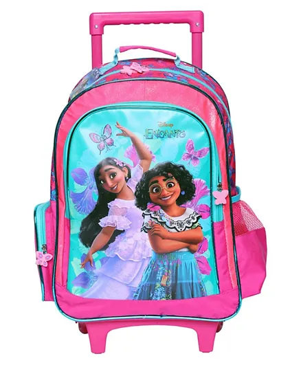 Encanto Trolley Backpack Pink - 16 Inches