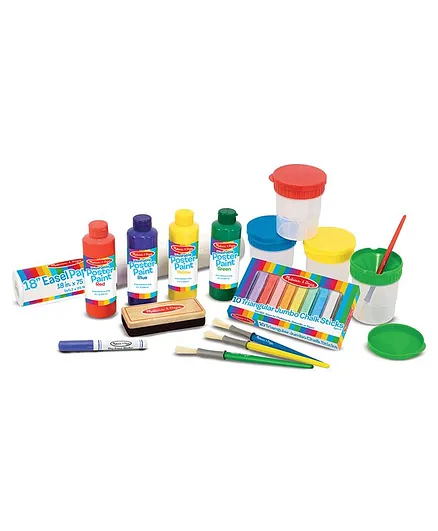 Melissa & Doug Easel Accessory Set Multicolour - 16 Pieces