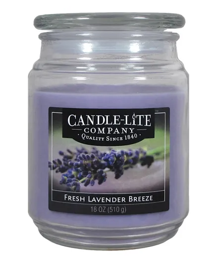 Candle Lite Everyday Essential Terrace Jar Fresh Lavendar Breeze - 510g