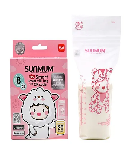 Sunmum Milk Storage Bag Economy Series - 20 Pieces