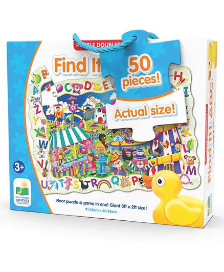 The Learning Journey Puzzle Doubles Find It Abc - 50 Pieces