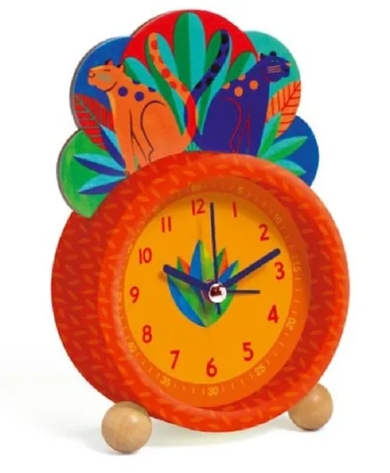 Djeco Felines Alarm Clock - Orange
