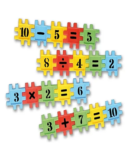 Matrax Smarty Smart Number Blocks Multi Color - 100 Pieces