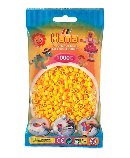 Hama Midi Beads in Bag - Yellow