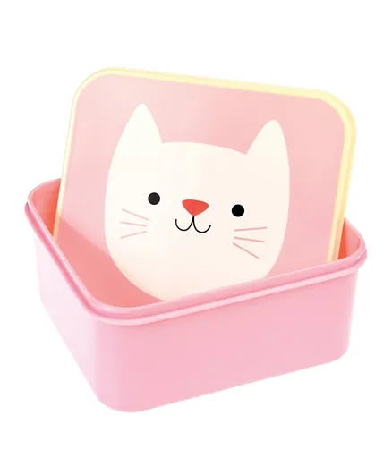 Rex London Cookie The Cat Lunch Box - Pink