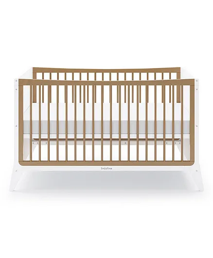 Snuz SnuzFino Convertible Cot Bed Adjustable Height Safety Rails Contemporary Style for Nursery White Natural Online in UAE Buy at Best Price from FirstCry.ae 238e5ae6ed499