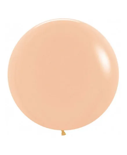 Sempertex Round Latex Balloons Peach Blush - 3 Pieces