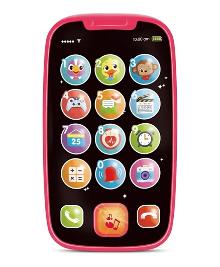 BAYBEE Baby Musical Phone Toy - Pink