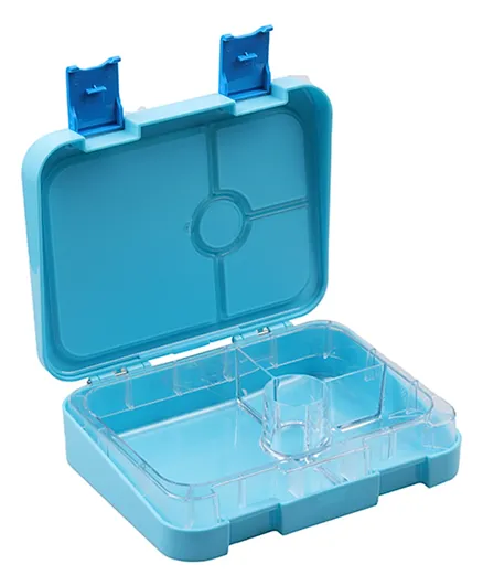 Bonjour Astronaut Tiff 6/4 Compartment Bento Lunch Box - Blue