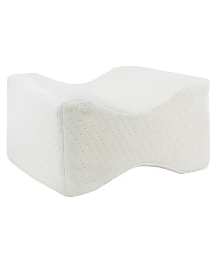 Moon Leg Support Pillow - White