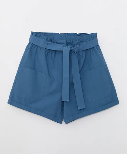 LC Waikiki Basic Poplin Shorts - Blue