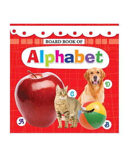 Board Book of Alphabets - English