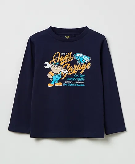 OVS Joe's Garage T-Shirt - Blue