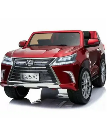 Megastar Licensed Lexus LX 570 with Touchscreen TV and Parental Remote - Red